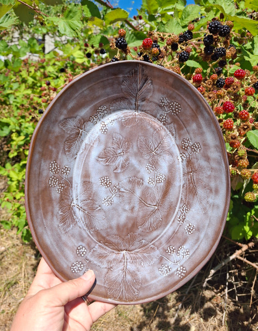 LIC 12" Blackberry Platter