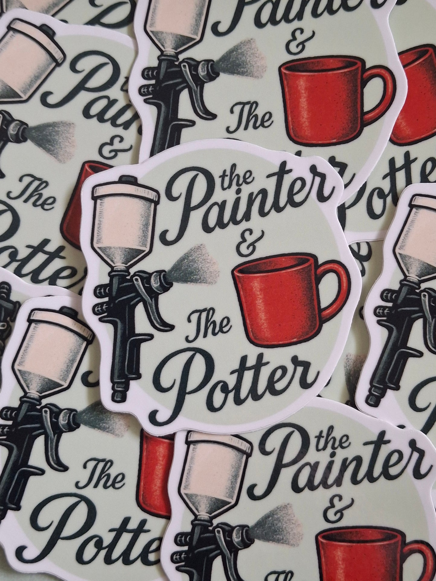2.5" Painter & Potter Sticker