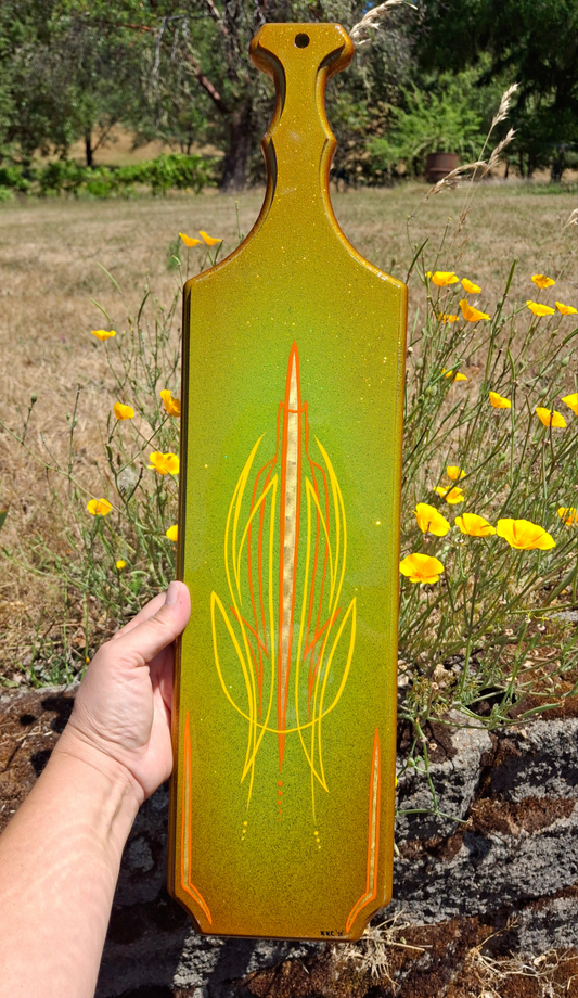 Golden Pinstriped Paddle