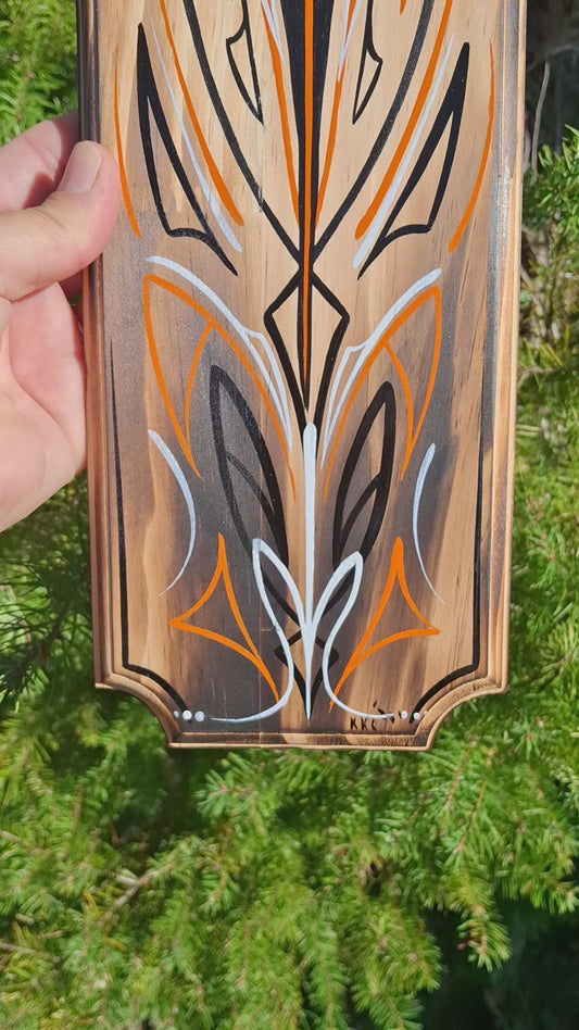 HD Themed Pinstriped Paddle With or Without Bottle Opener #1