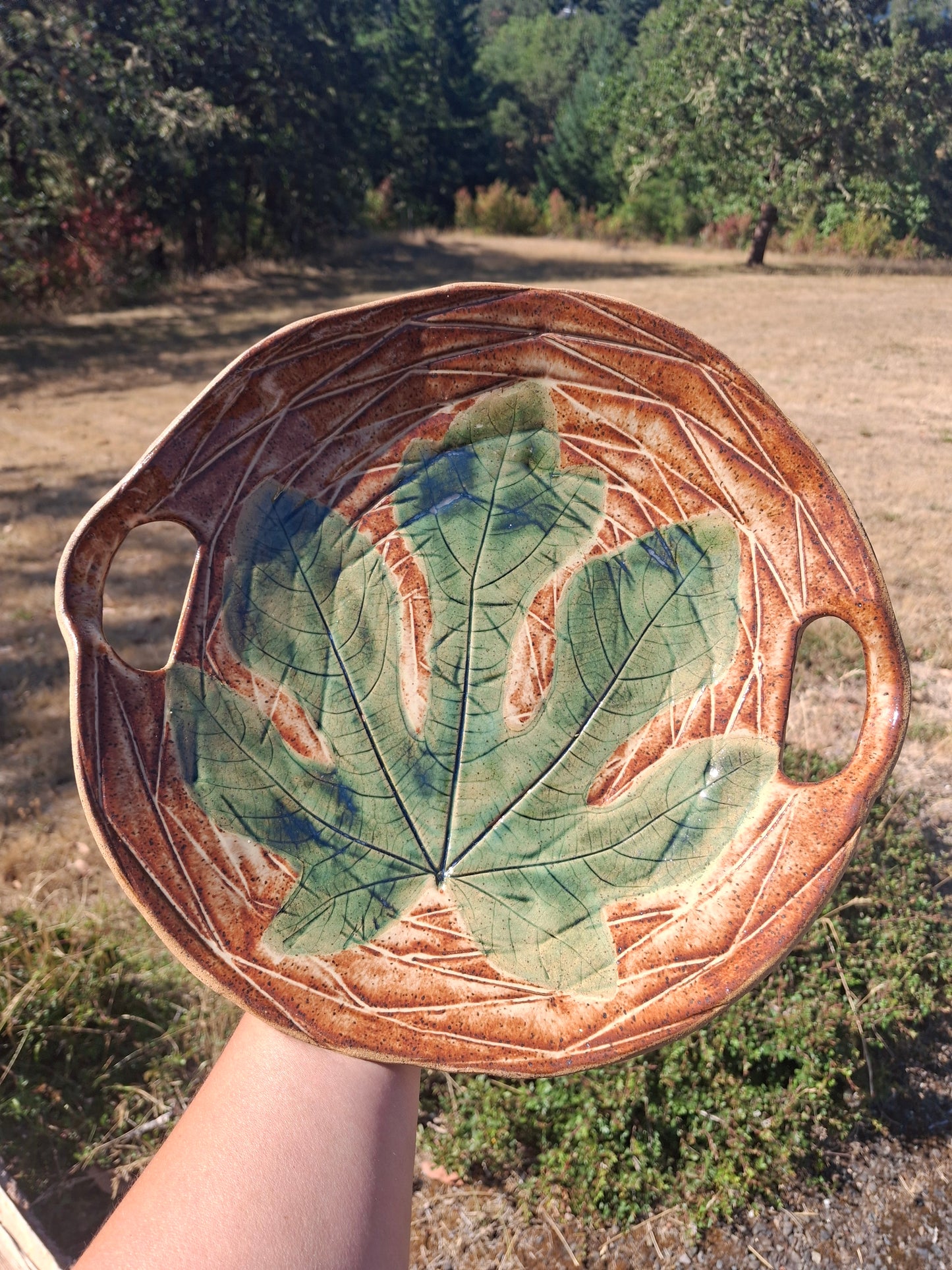 LIC Fig Leaf Platter