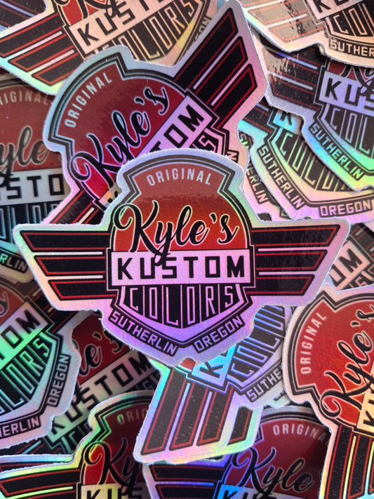 2.5" KKC Holographic Logo Sticker