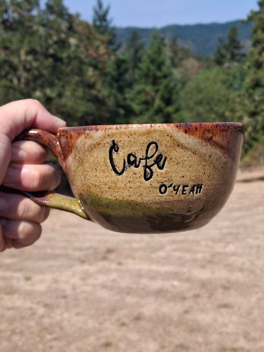 LIC 14 oz Cafe O'Yeah Mug