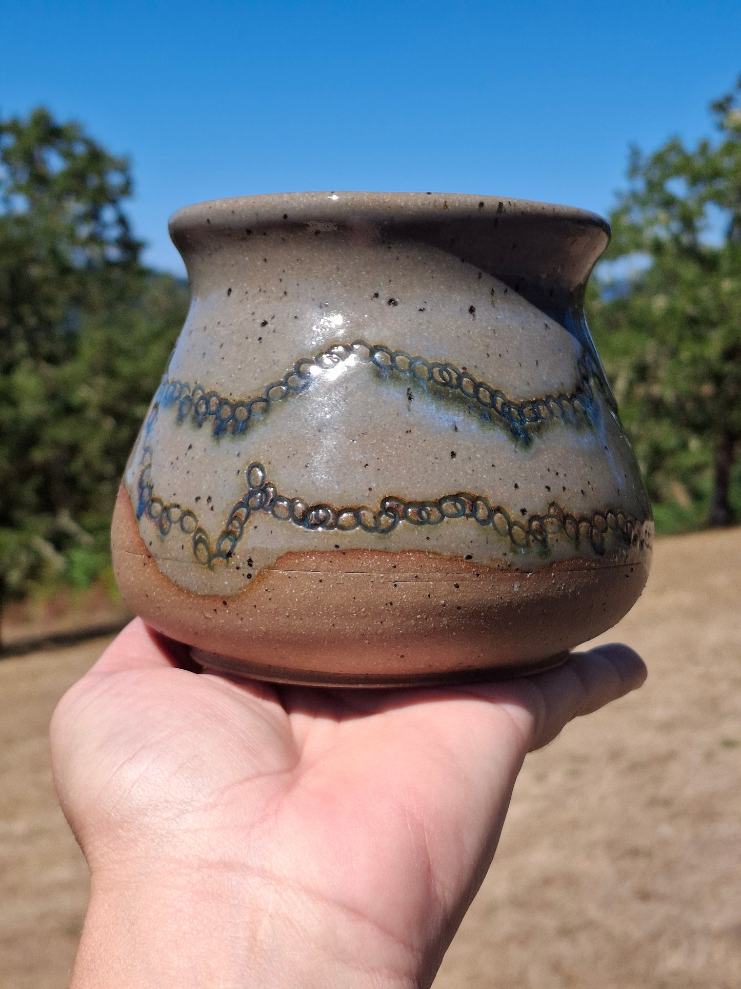 LIC Gray Chain Vase