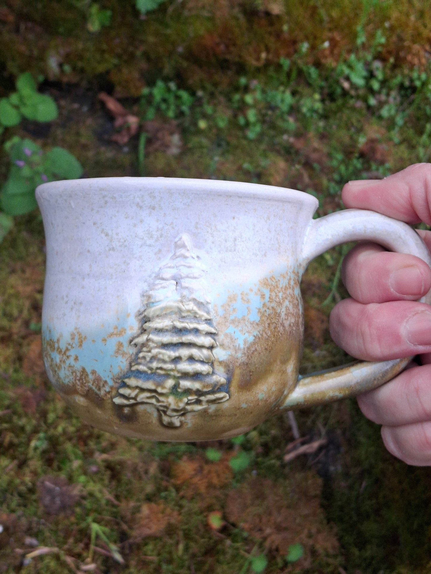 LIC 12 Ounce Ceramic Tree Mug