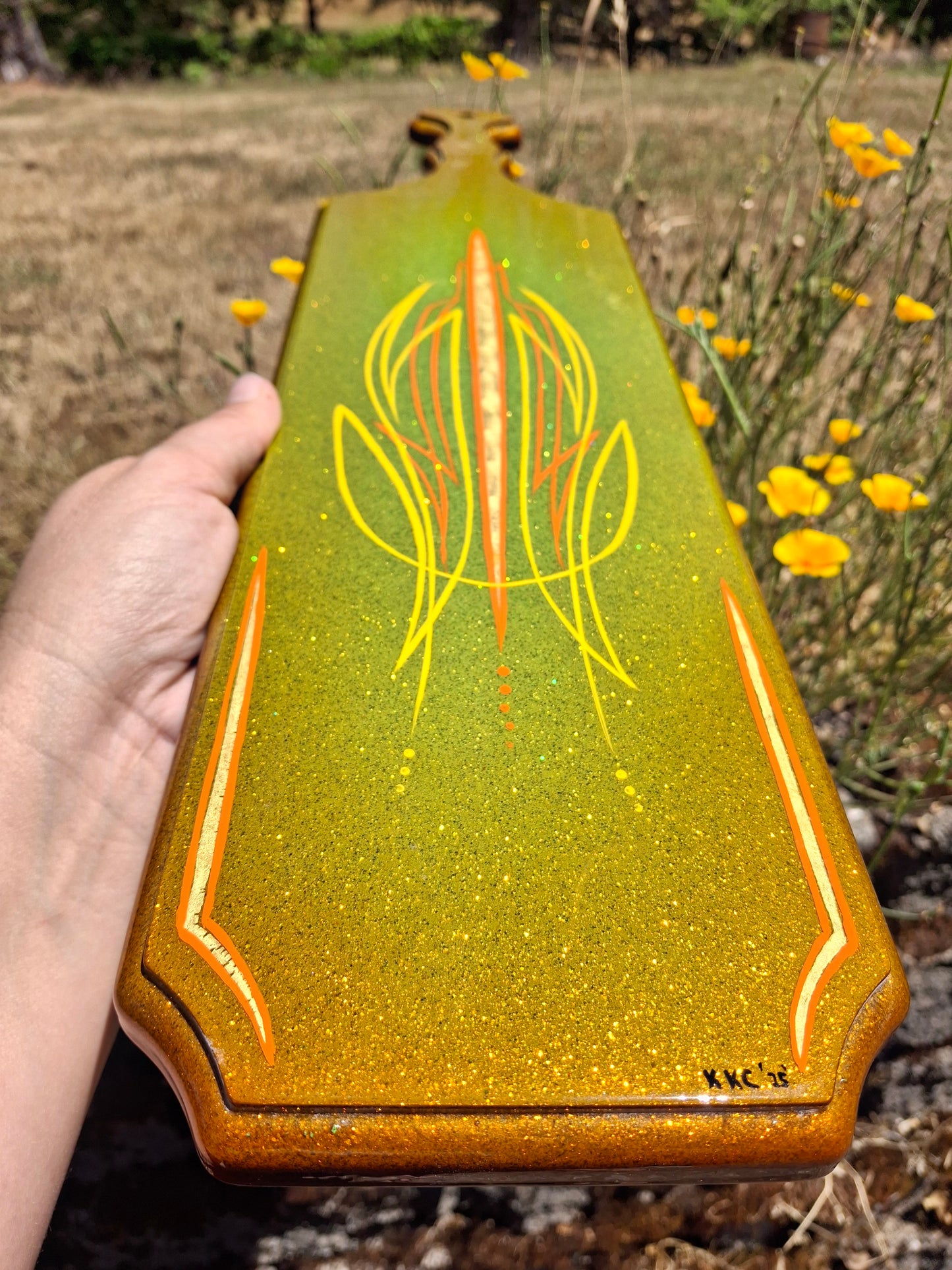 Golden Pinstriped Paddle