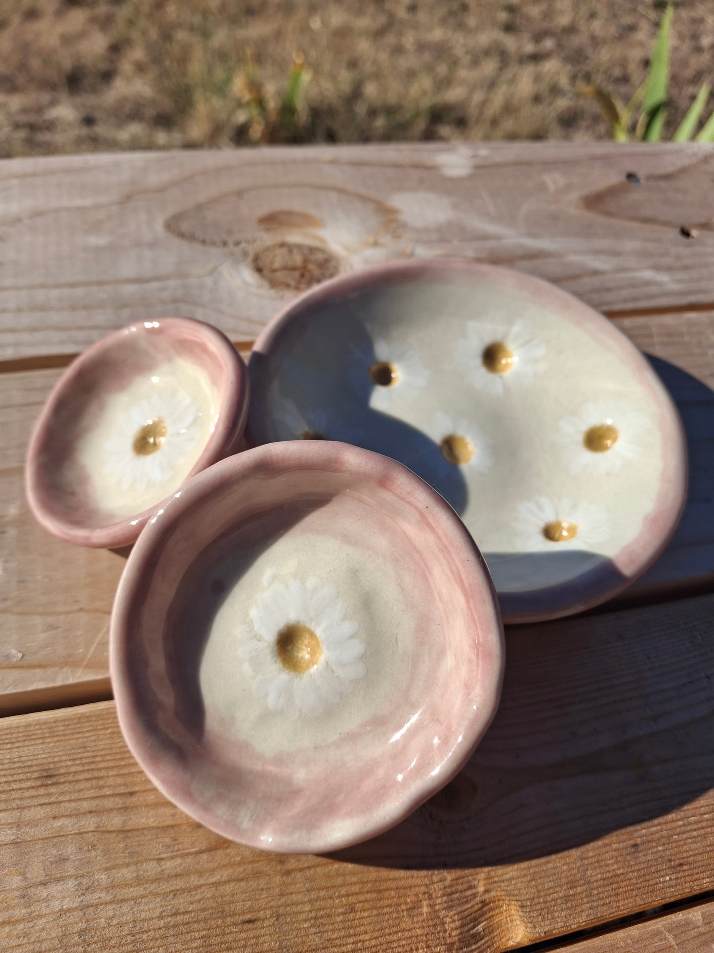 LIC Pink & Daisy Spoonrests